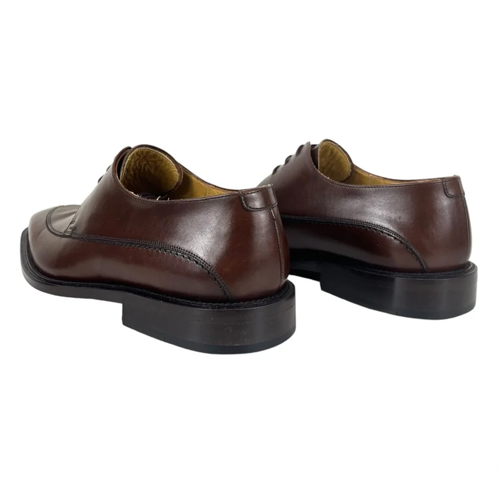 Mezlan Men 8M Torello Brown Leather‎ Square Toe Oxford Dress Shoes Spain